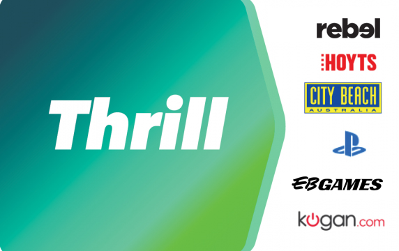 Thrill Gift Card Thrill Gift Card