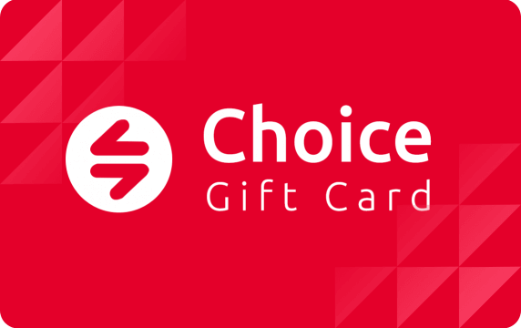 Choice Gift Card Choice Gift Card